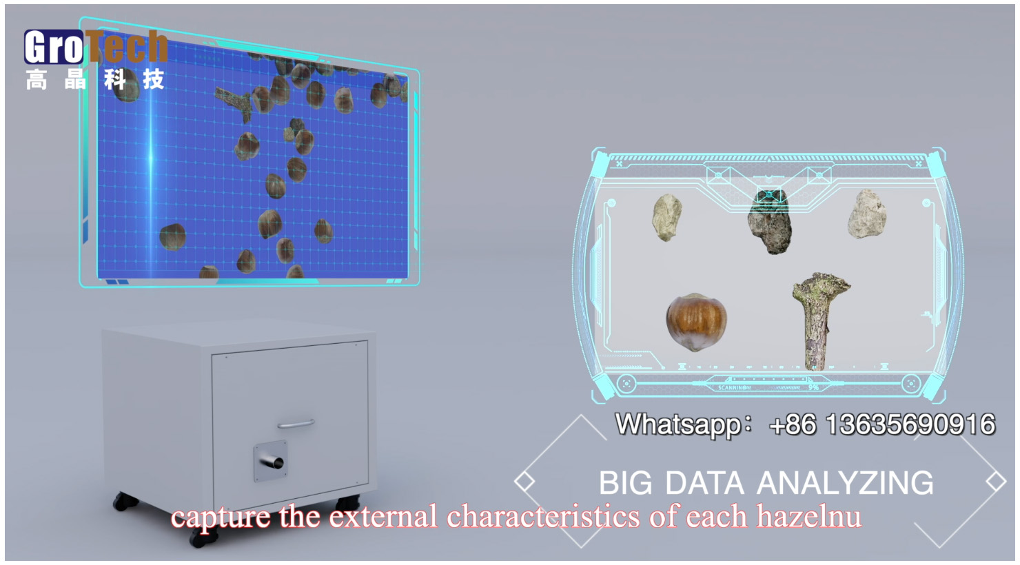 AI color sorter comparison sorting material information