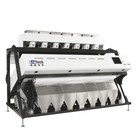Máquina clasificadora de color de arroz de alto rendimiento de alta estabilidad 2-3 t / h