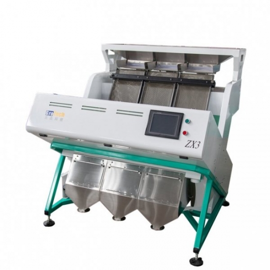Máquina de clasificación de color para semillas nueces y plásticos